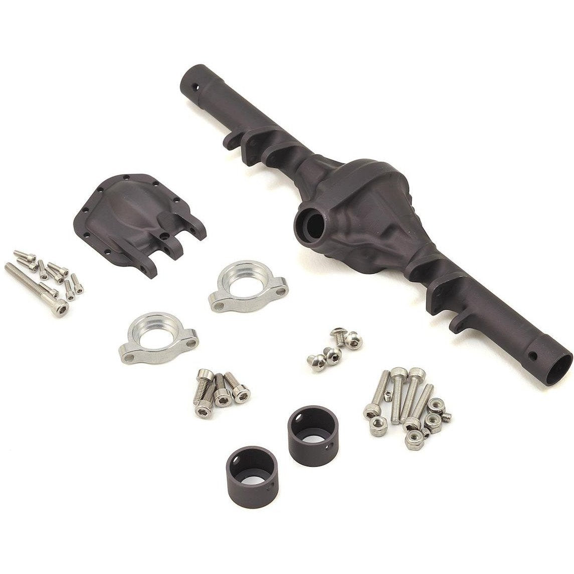 Vanquish Products Currie Rockjock SCX10 II Rear Axle Assembly (Grey)