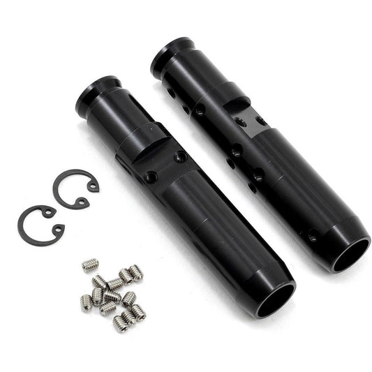Vanquish Products "Currie Rockjock" SCX10 Rear Tubes (Black)
