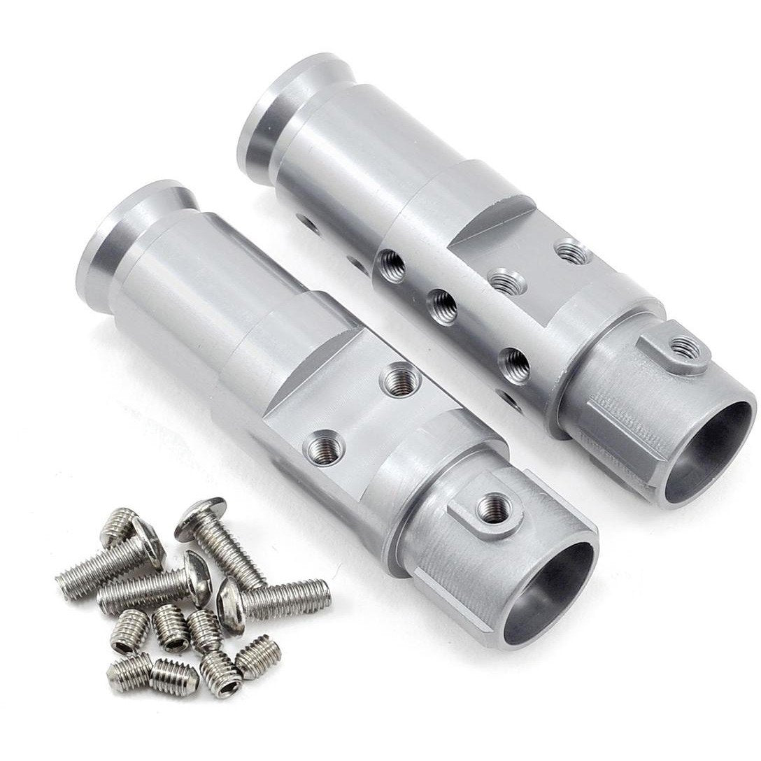 Vanquish Products "Currie Rockjock" SCX10 Front Tubes (Silver)