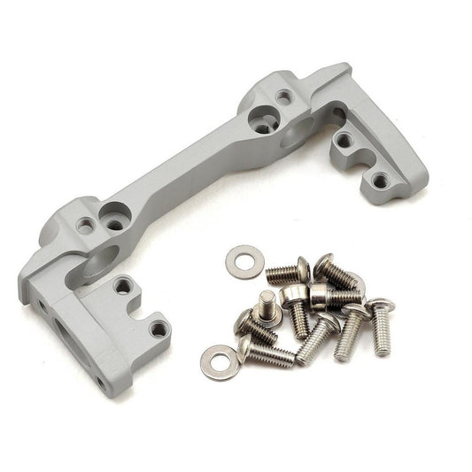 Vanquish Products SCX10 Front Bumper & Servo Mount (Silver)