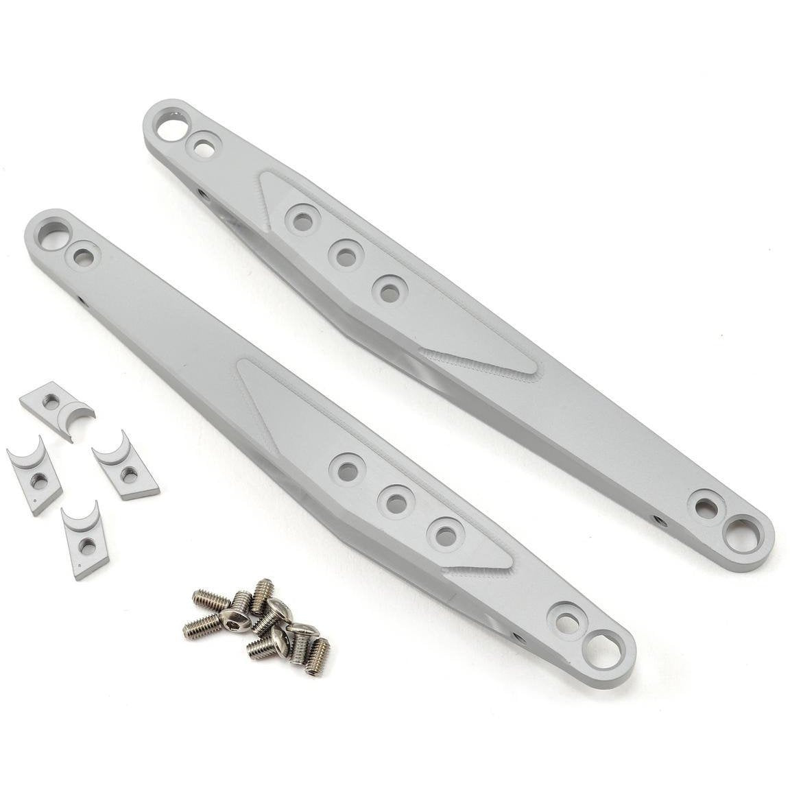 Vanquish Products Vaterra Twin Hammers Trailing Arm Set (Silver) (2)
