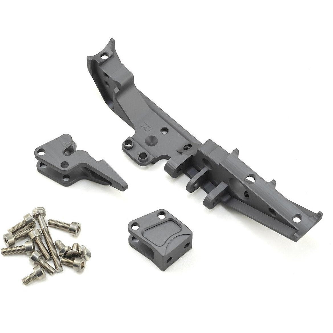 Vanquish Products Wraith Currie Rockjock 70 Rear Truss/Link Mounts (Grey)