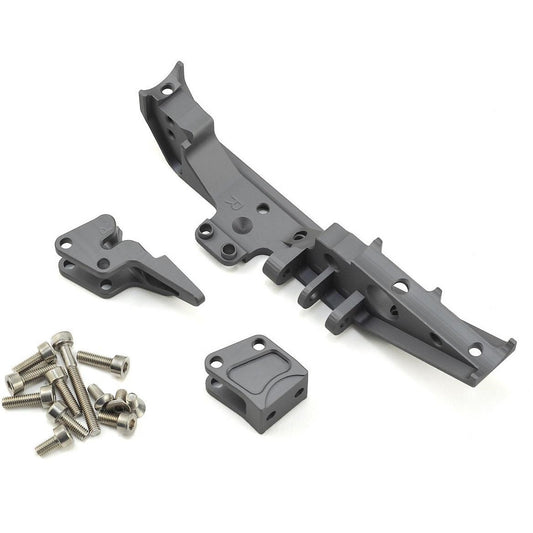 Vanquish Products Wraith Currie Rockjock 70 Rear Truss/Link Mounts (Grey)