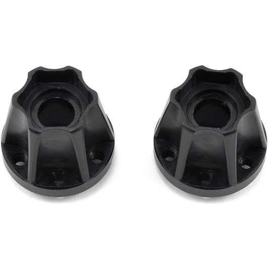Vanquish Products SLW Hex Hub Set (Black) (2) (725)