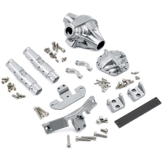Vanquish Products "Currie Rockjock" XR10 Width Front Axle (Silver)
