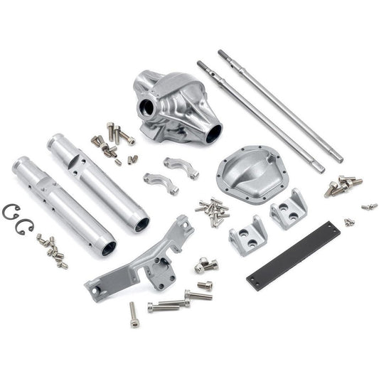 Vanquish Products "Currie Rockjock" XR10 Width Rear Axle (Silver)