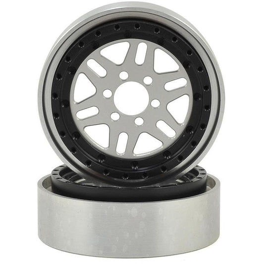 Vanquish Products OMF NXG1 2.2 Wheels (Silver/Black) (2)