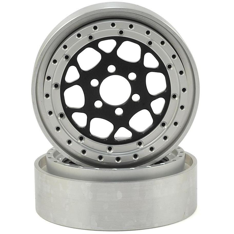 Vanquish Products OMF Type R 2.2 Wheels (Black/Silver) (2)