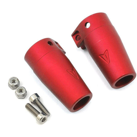 Vanquish Products Aluminum Wraith/Yeti Clamping Lockout (2) (Red)