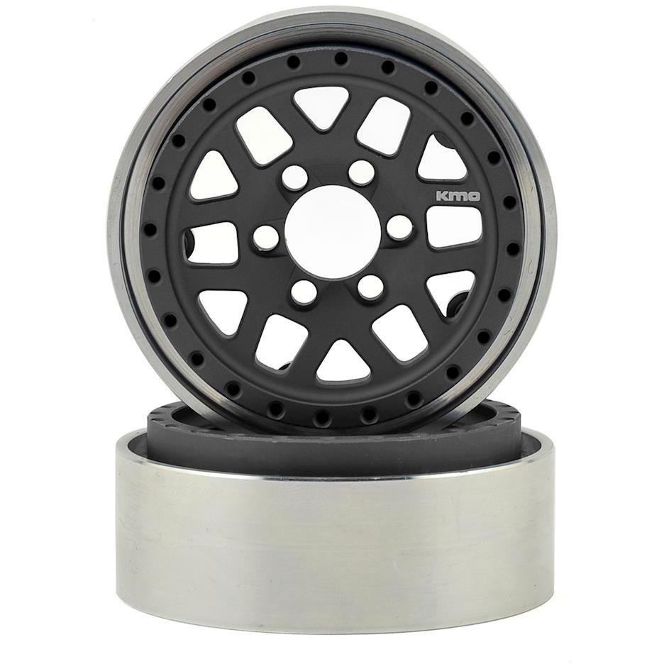Vanquish Products KMC XD229 Machete 1.9" Beadlock Wheels (2) (Grey/Black)
