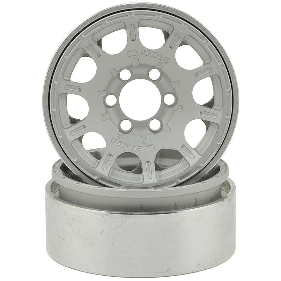 Vanquish Products Method Roost 1.9" Beadlock Wheel (2) (Silver)