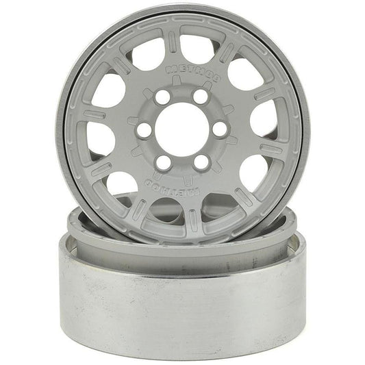 Vanquish Products Method Roost 1.9" Beadlock Wheel (2) (Silver)