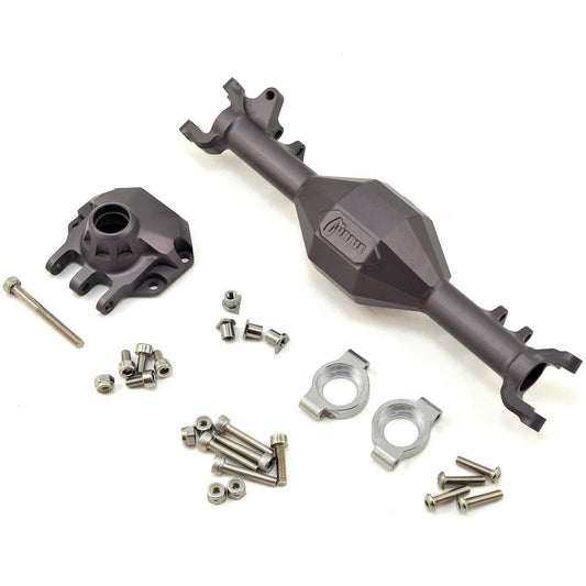 Vanquish Products Currie F9 SCX10 II Front Axle (Grey)