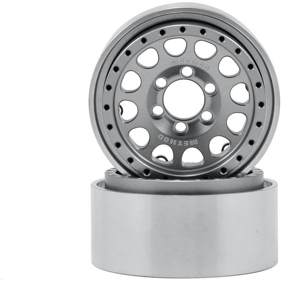 Vanquish Products Method 105 1.9" Wheel (2) (Silver/Black)