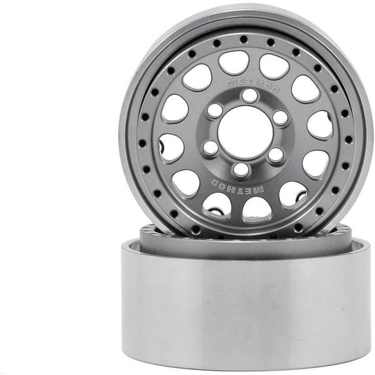 Vanquish Products Method 105 1.9" Wheel (2) (Silver/Black)
