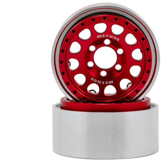 Vanquish Products Method 105 1.9" Wheel (2) (Red/Black)