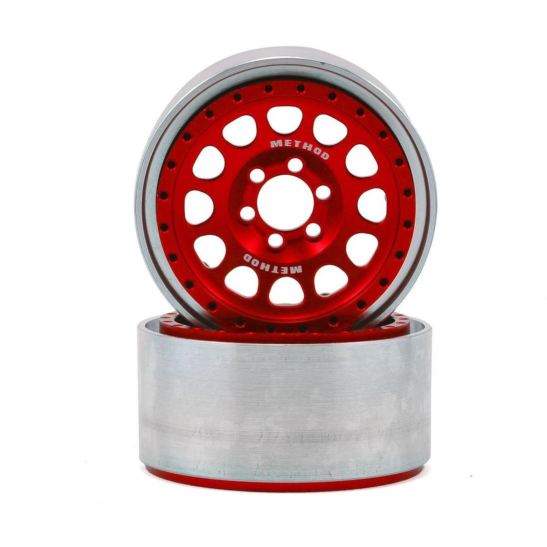 Vanquish Products Method 105 2.2" Wheel (Red/Black) (2) (1.2" Wide)