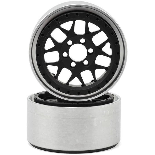 Vanquish Products KMC XD127 2.2" Wheel (Black/Black) (2) (1.2" Wide)