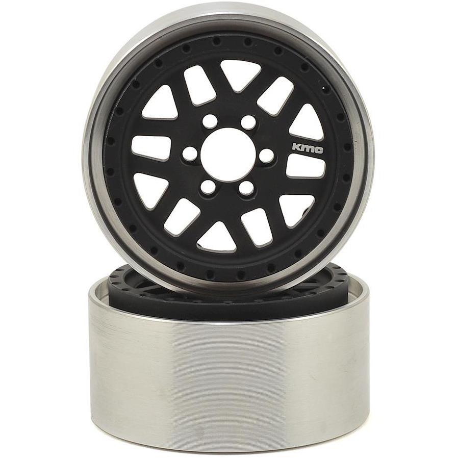 Vanquish Products KMC XD229 Machete 2.2" Wheel (Black/Silver) (2)