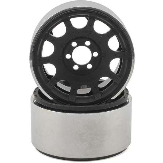 Vanquish Products Method Roost 2.2" Beadlock Wheels (2) (Black) (1.2" Wide)