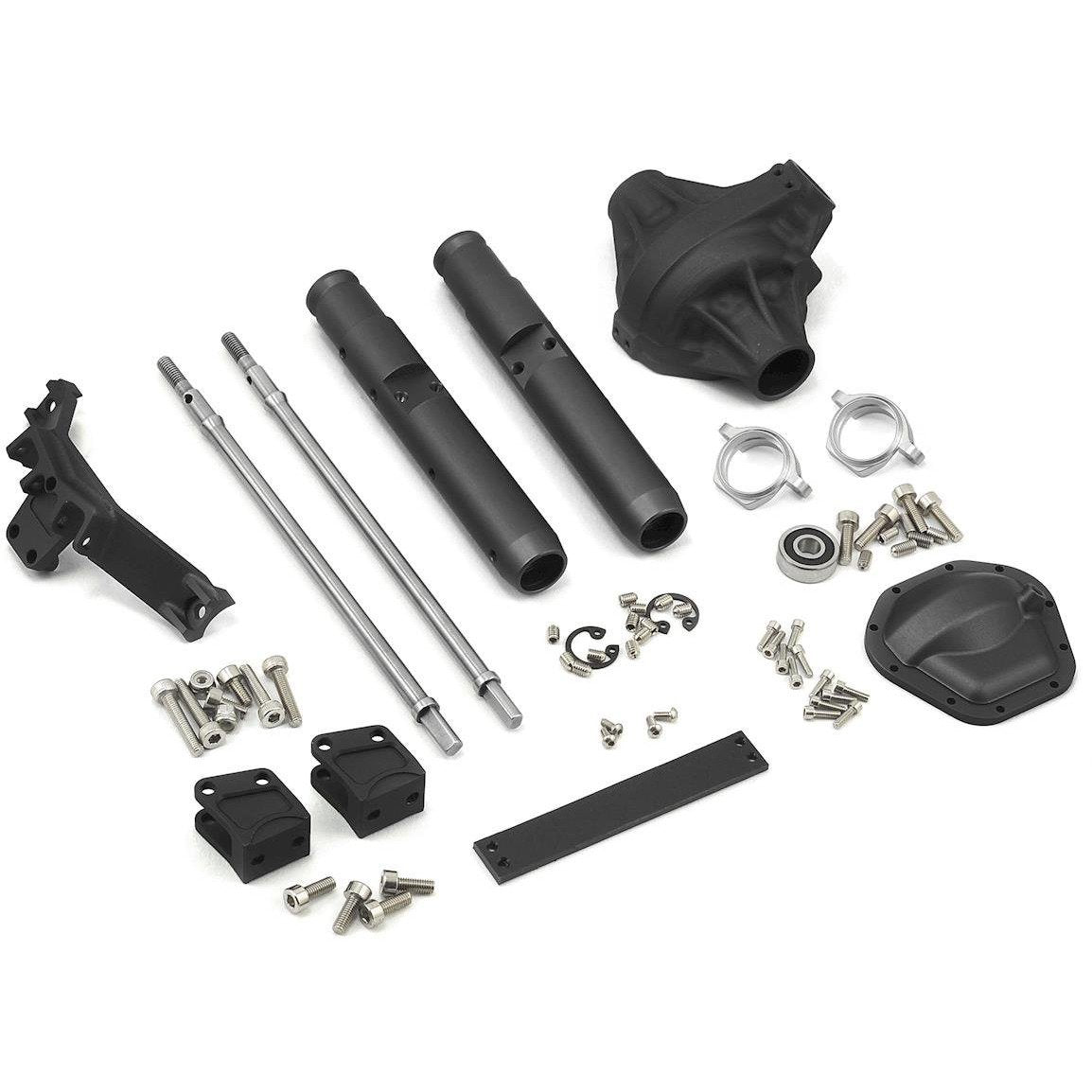 Vanquish Products Wraith/Yeti Currie Rockjock Centered Rear Axle (Black)