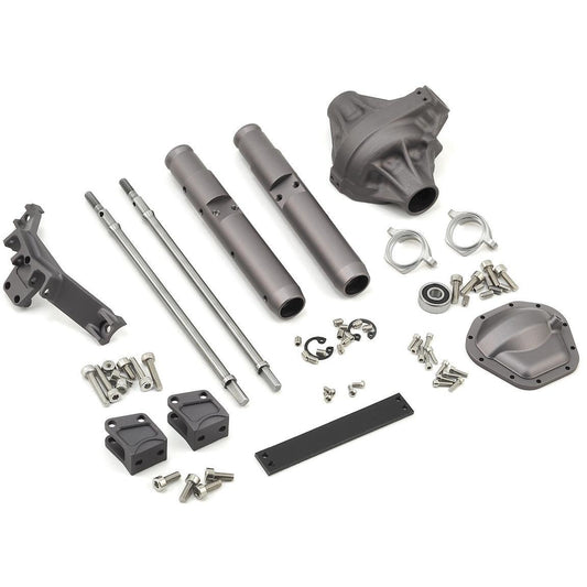 Vanquish Products Wraith/Yeti Currie Rockjock Centered Rear Axle (Grey)