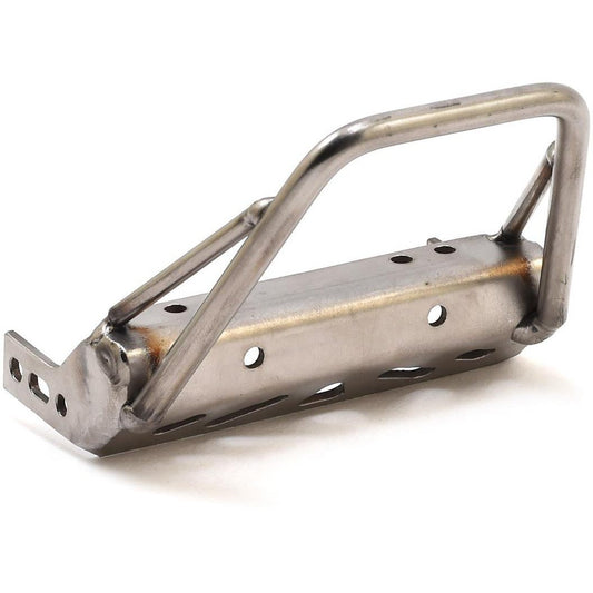 Wertymade SCX10 II Stainless Steel Stubby Flat Top Bumper