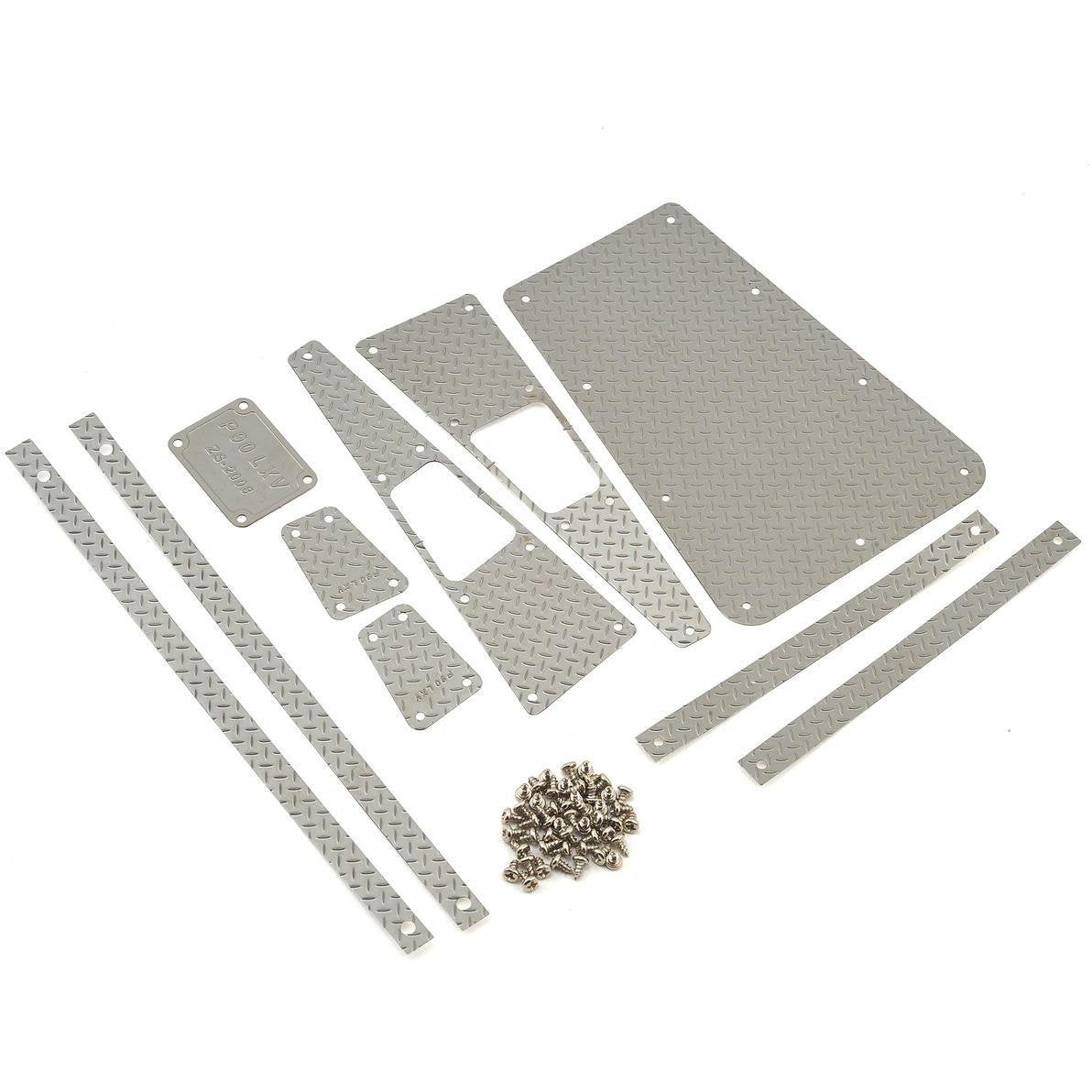 Xtra Speed D90/D110 Diamond Plate Body Accessory Set