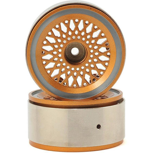 Xtra Speed Aluminum 1.9" HD Beadlock Wheel (Gold) (2)