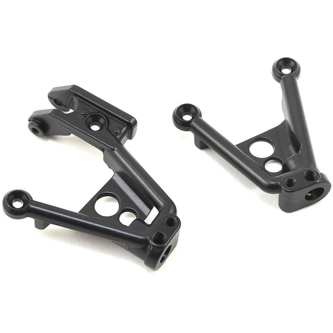 Xtra Speed SCX10 II Aluminum Front Shock Hoops (Black) (2)