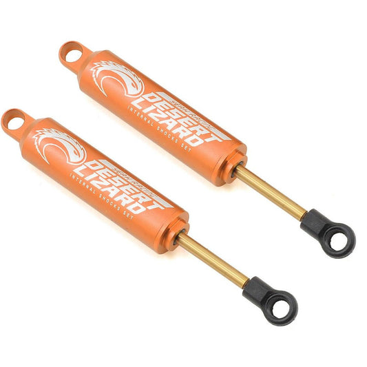 Yeah Racing 90mm Desert Lizard Two Stage Internal Spring Shock (2) (Orange)