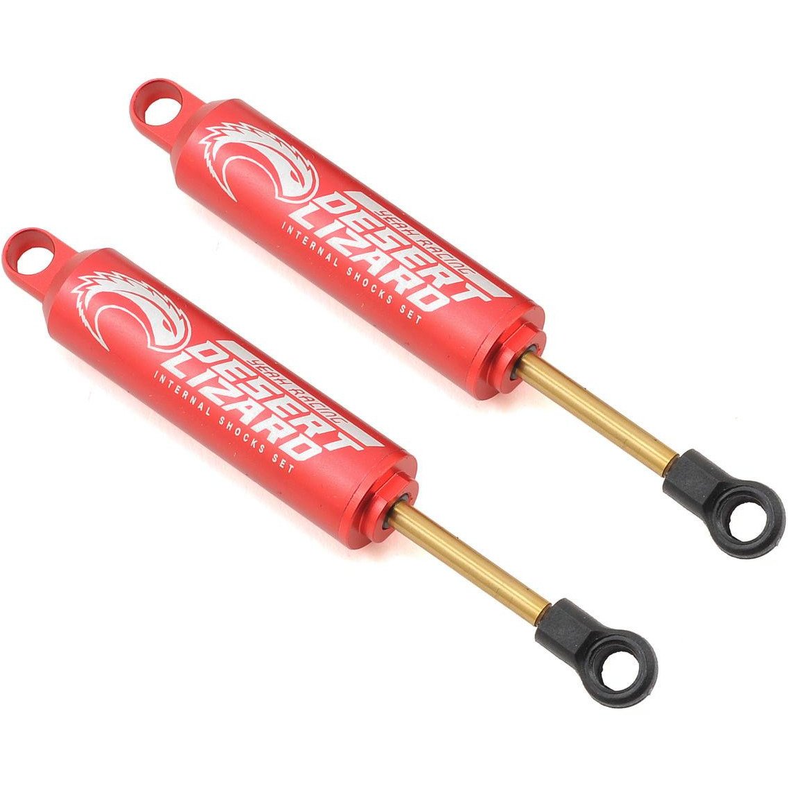 Yeah Racing 90mm Desert Lizard Two Stage Internal Spring Shock (2) (Red)