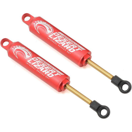 Yeah Racing 90mm Desert Lizard Two Stage Internal Spring Shock (2) (Red)