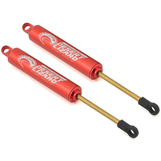 Yeah Racing 120mm Desert Lizard Two Stage Internal Spring Shock (2) (Red)