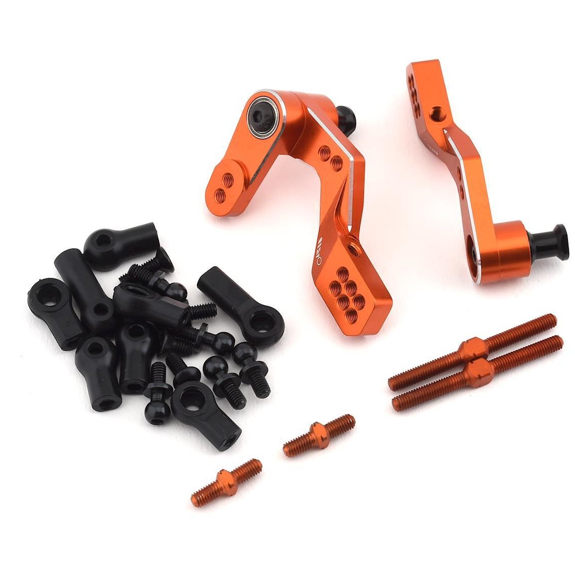 Yeah Racing HPI Sprint 2 Aluminum Big Angle Steering Kit (Orange)