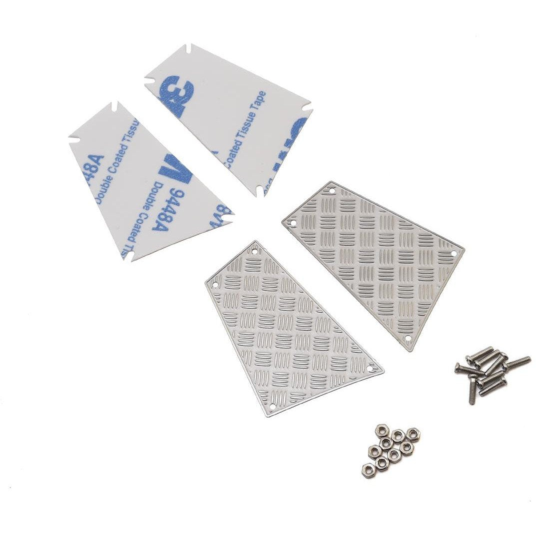 Yeah Racing Traxxas TRX-4 Stainless Steel Diamond Plate Rear Side Panels