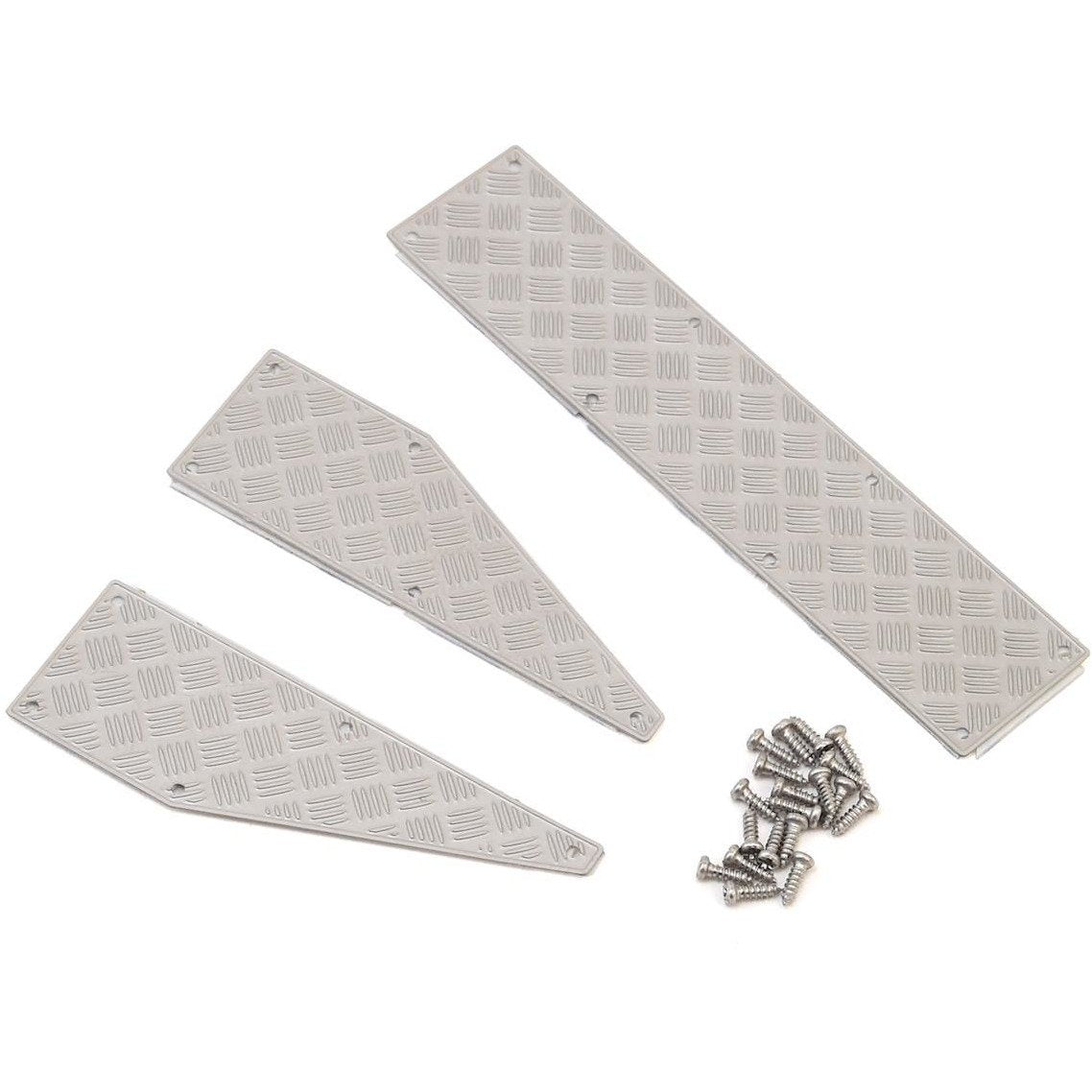 Yeah Racing Traxxas TRX-4 Stainless Steel Diamond Plate Rear Bumper Panels