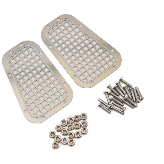 Yeah Racing Traxxas TRX-4 Type B Stainless Steel Front Hood Vent Plate