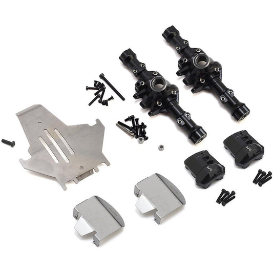 Yeah Racing Traxxas TRX-4 Full Metal Front & Rear Axle Housing Set