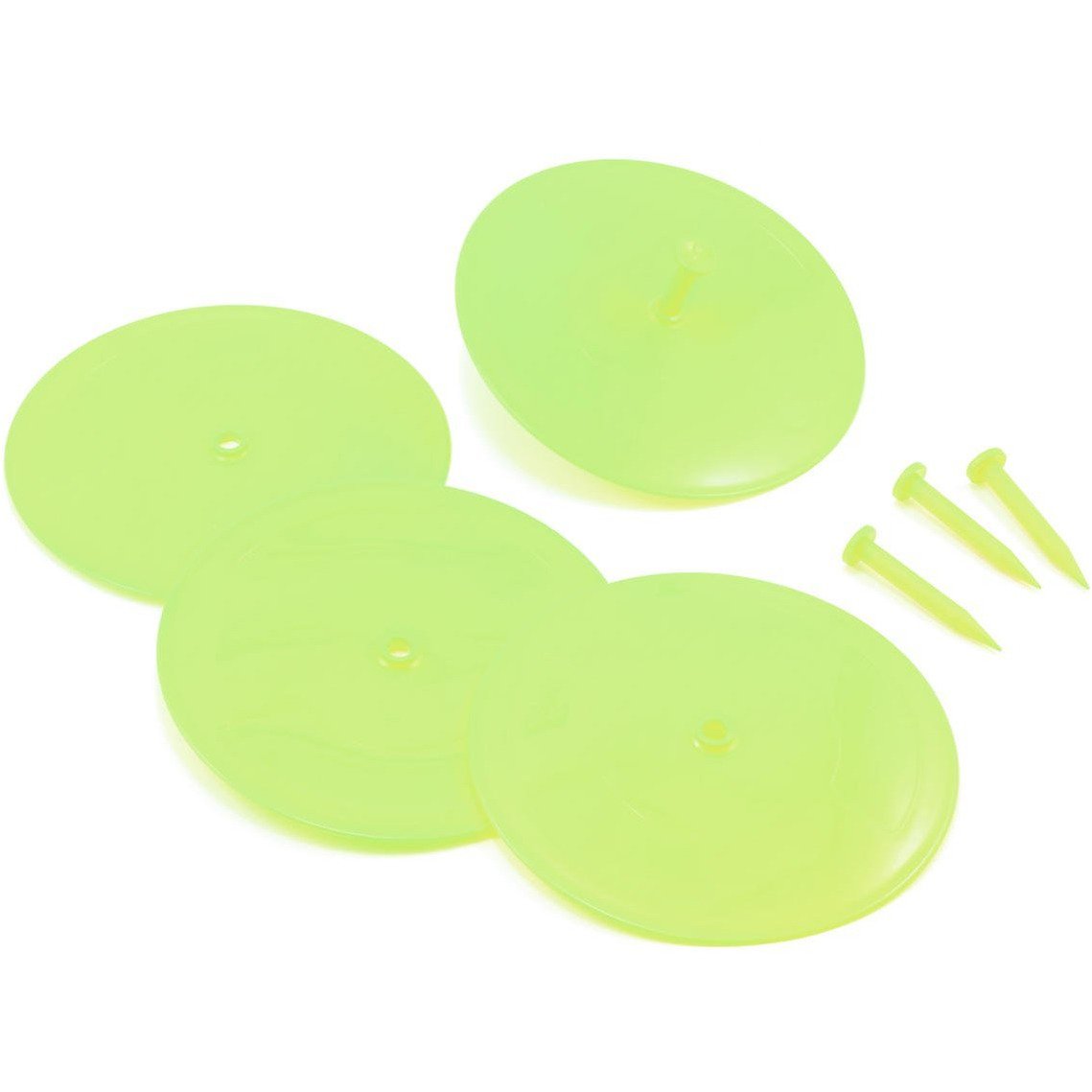 Yeah Racing 20cm Corner Marker Track Road Disks (Green) (4)