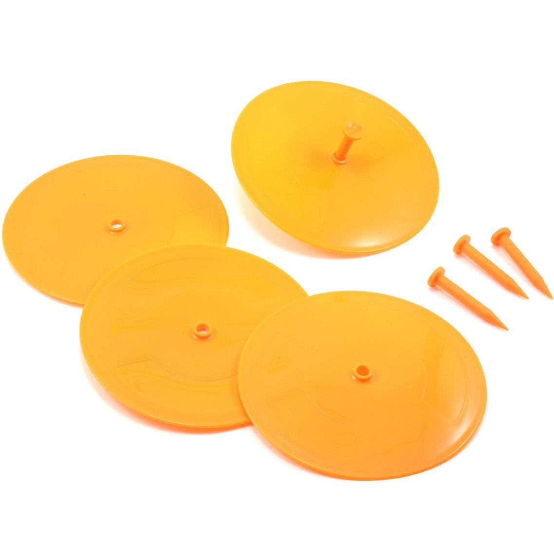 Yeah Racing 20cm Corner Marker Track Road Disks (Orange) (4)