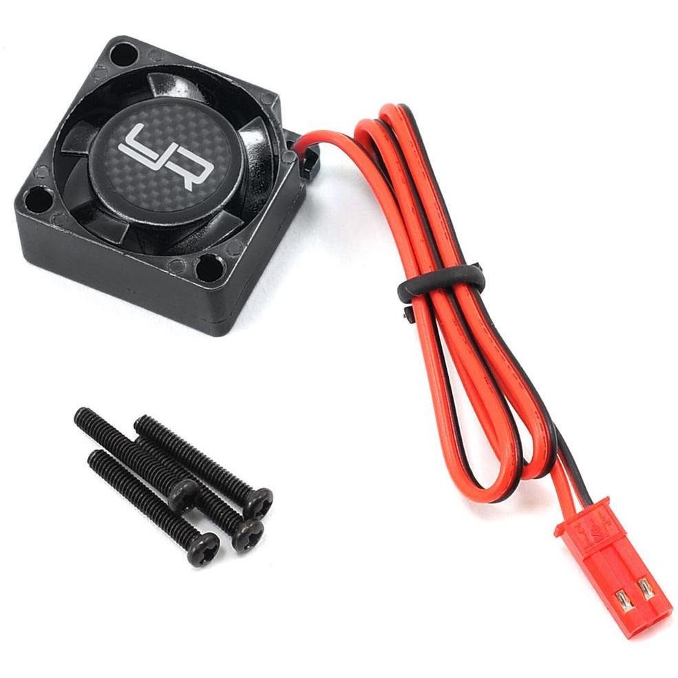 Yeah Racing 25x25x10mm Tornado High Speed Fan (Black)