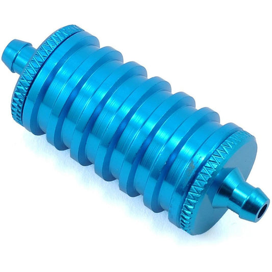 Yeah Racing Aluminum Exhaust Gas/Fuel Cooler (Blue)