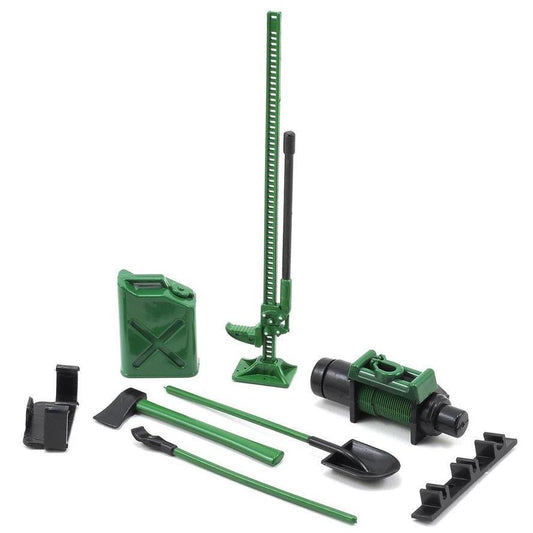 Yeah Racing 6-Piece Scale Tool Set (Green)