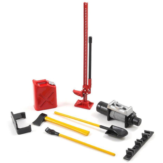 Yeah Racing 6-Piece Scale Tool Set (Red)