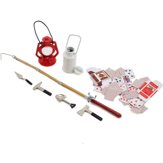 Yeah Racing Scale Crawler Camping Set w/Lamp, Fishing Rod, Poker Cards, Tools