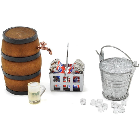 Yeah Racing Scale Crawler Camping Set w/Ice, Bucket, Coke, Crate, Barrel