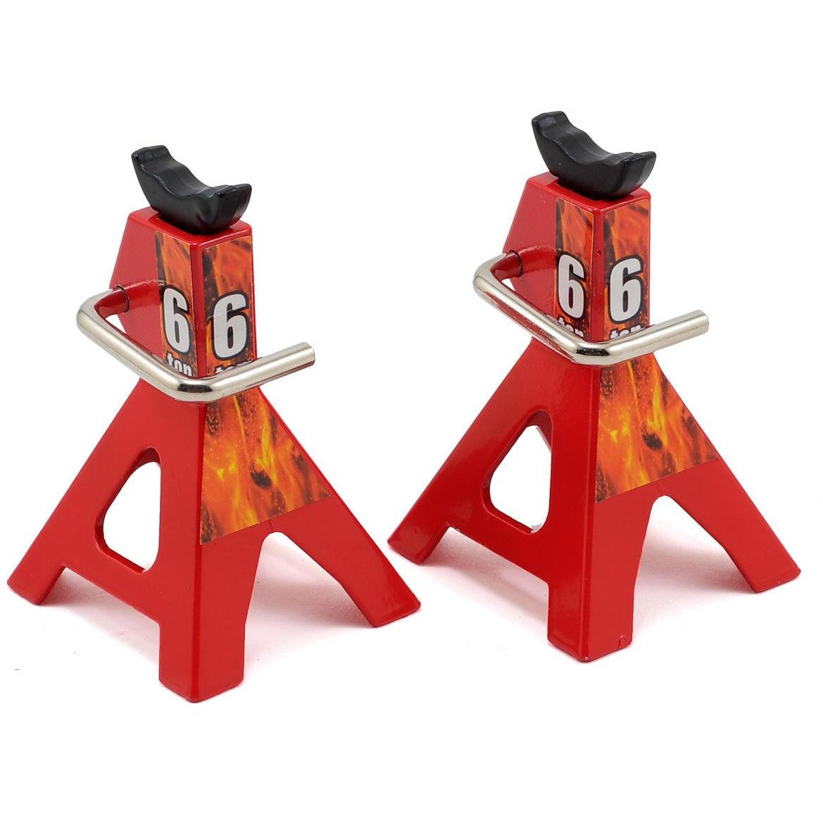 Yeah Racing Height Adjustable 6 Ton Jack (Red) (2)