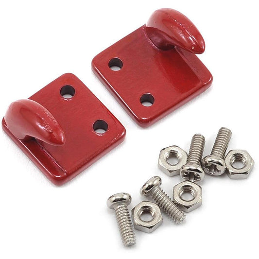 Yeah Racing 1/10 Crawler Scale Accessory Set (Red) (Off Center Hooks)