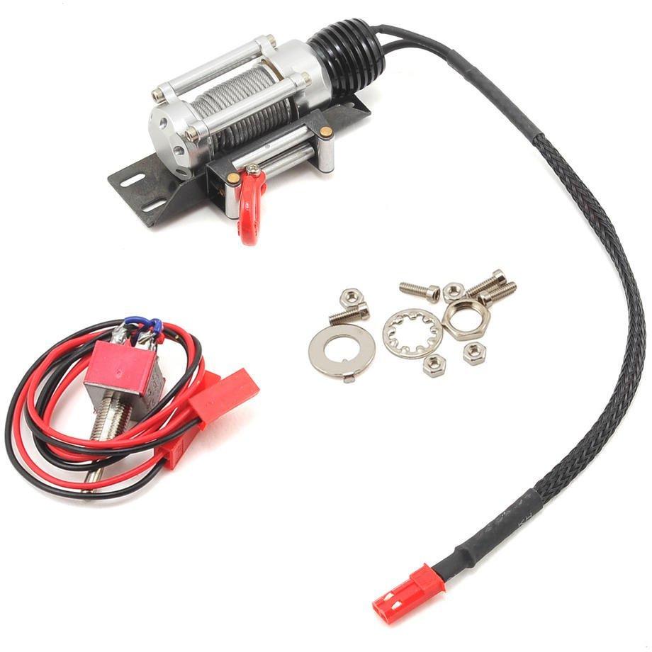 Yeah Racing 1/10 Scale Crawler Aluminum Winch (Silver) (Type A)